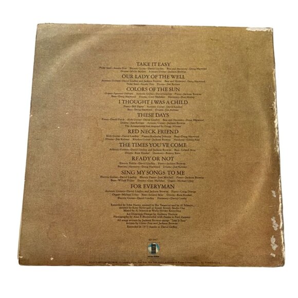 Jackson Browne "For Everyman" 12 inch LP Vintage Record-Fair Condition - Picture 2 of 9